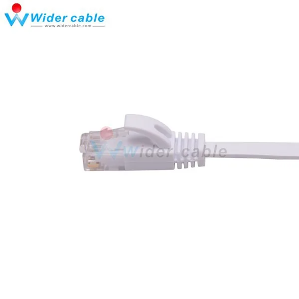 10 м 15 полный медный фотокабель 8P8C плоский кабель CAT6 Ethernet Lan белый цвет|ethernet lan cable|lan