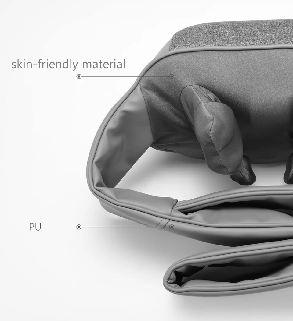 Xiaomi Lefan 3D беспроводной Электрический массажер для шеи и плеча тела u-образный шиацу с подогревом массажер для разминания автомобиля для дома и офиса