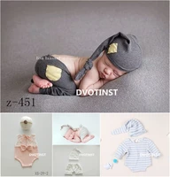 dvotinst newborn photography props bonnet lace outfits pants hat headband clothes fotografia accessories studio shoot photo prop