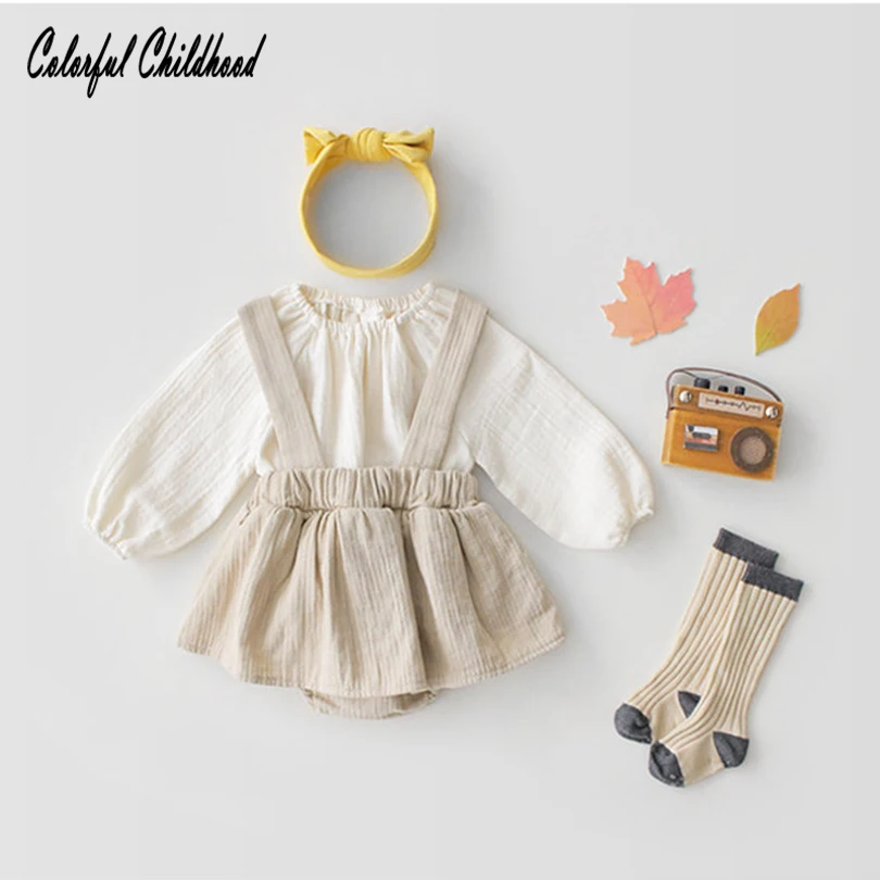 Новинка 2018 детское платье и комбинезоны красивое подходящее на бретелях модное