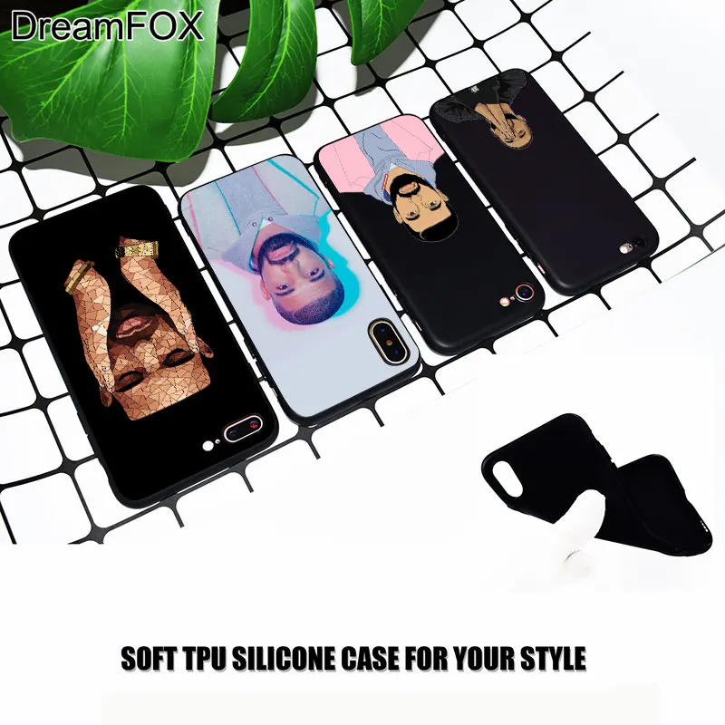 M463 Drake Black Soft TPU Silicone Case Cover For Apple iPhone 11 Pro XR XS Max X 8 7 6 6S Plus 5 5S 5G SE |