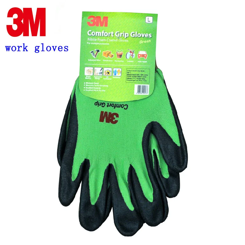 Защитные перчатки 3 м удобные рабочие дышащие Нескользящие для защиты труда|work