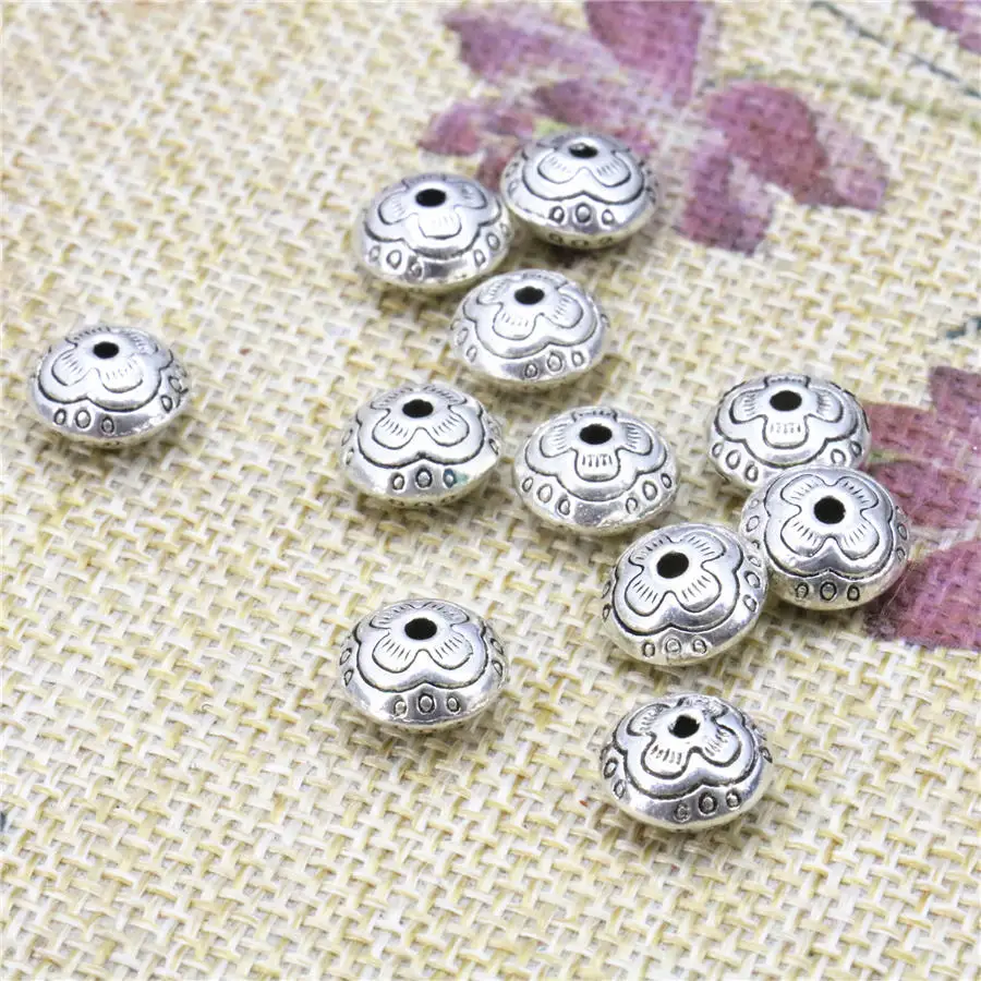 Красивые украшения из медного металла 50 шт. бисер для самостоятельного