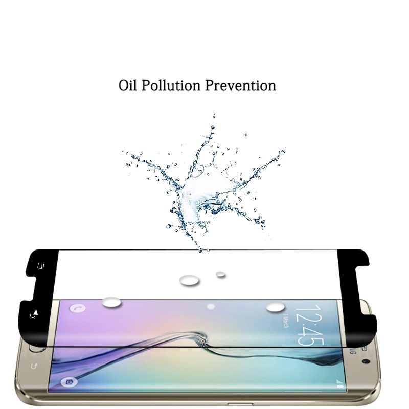3D изогнутая закаленная стеклянная пленка с полным покрытием для Samsung S6 EDGE SM-G925F G9250