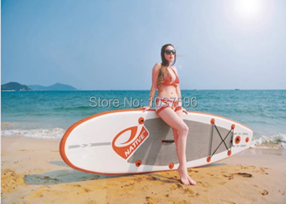 Новая мода надувные водные виды спорта серфинг доска для серфинга с веслом 300*75.5*10