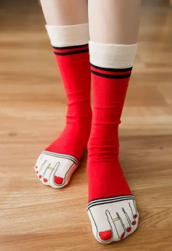 Модные женские и милые носки для тренировок до щиколотки с 3D принтом мягкие