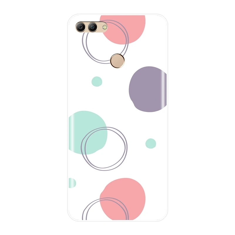 Силиконовый чехол для телефона Huawei Y5 Y6 Y7 Prime 2017 2018 Y9 2019 мягкий из ТПУ с