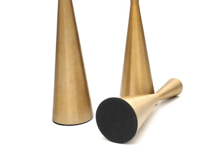 

Taper Candle Holders, with a Slender Hourglass Shape, Metal Fits ALL Standard Candlesticks For Wedding Party Home Decor