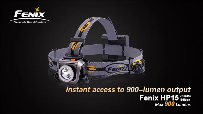 2015 Новинка Fenix HP15 UE Cree XM-L2 светодиодный налобный фонарь 900 люмен + бесплатная