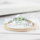 Модный подвесной браслет с изображением сушеных цветов, керамический браслет с изображением растений, браслет с изображением одуванчика, дружеский подарок