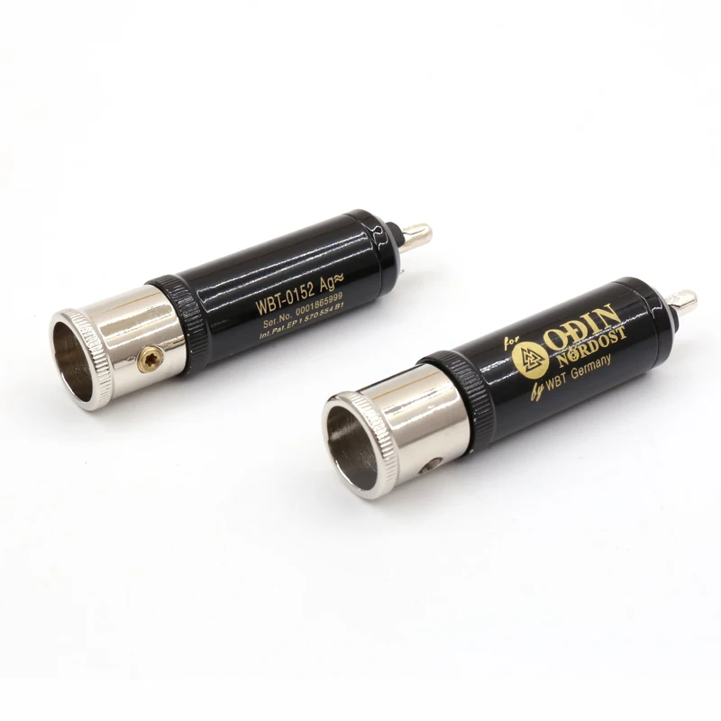Бесплатная доставка разъем RCA ODIN из чистой меди с посеребренным покрытием WBT для