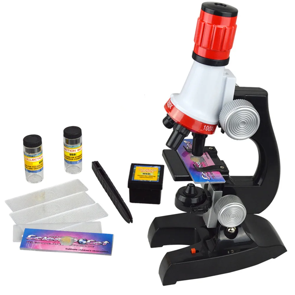 

Microscope Students Holiday Gifts Students' Microscope Teaching Science Experiment 1200X Magnification Christmas Birthday Gift