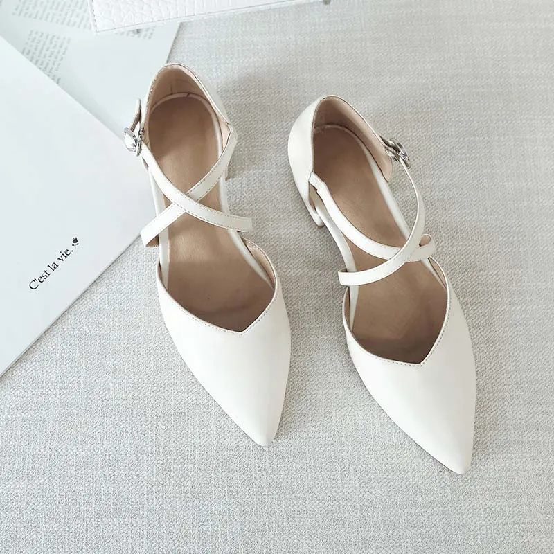 Обувь на низком квадратном каблуке AME сандалии плоской подошве с пряжкой ремешке