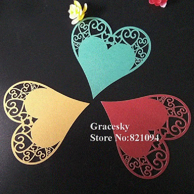 60 шт. бумажная открытка с лазерной резкой|gift card|paper cardcard gift |