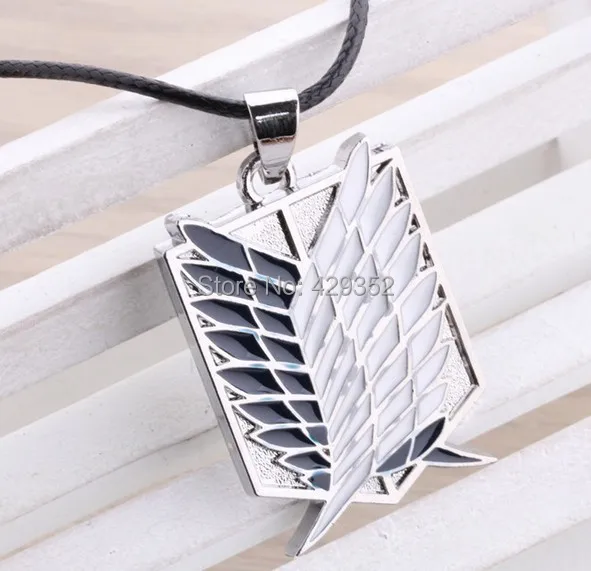 10 шт./лот ожерелье с подвесками Атака Титанов для косплея скаута корпуса Recon