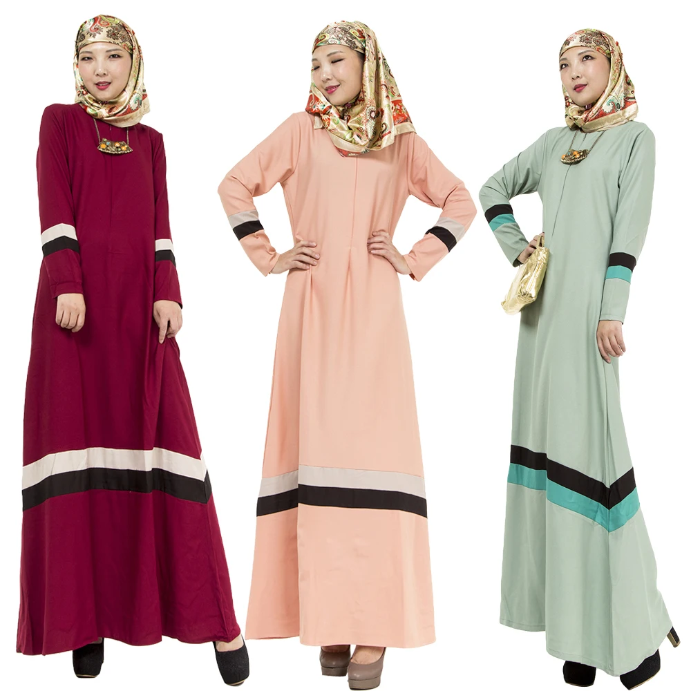 Женское длинное мусульманское платье Bubble Tea Кафтан Abaya Дубай Турецкая Малайзия