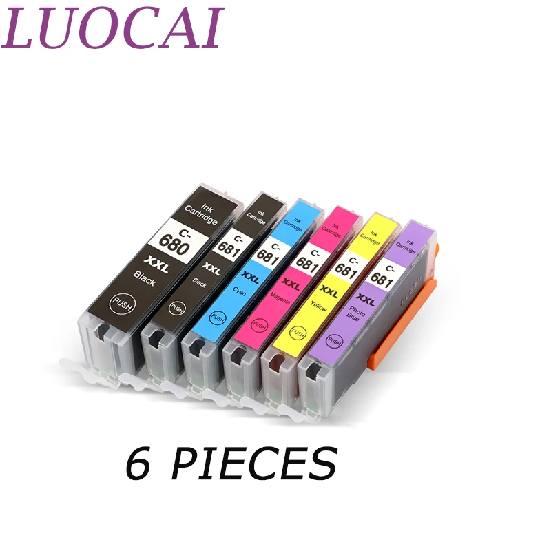 6 шт. картриджи для принтера Canon Pixma TR8560 TS6160 TS8160 TS9160|Чернильные картриджи| |