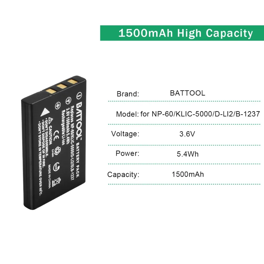 BATTOO NP 60 FNP60 NP60 Batterie SLB 1137 1037 CNP 30 K5000 D Li2 Li 20B для Fujifilm F50I F501 F401 ZOOM F410 f601 F601Z L20|Цифровые