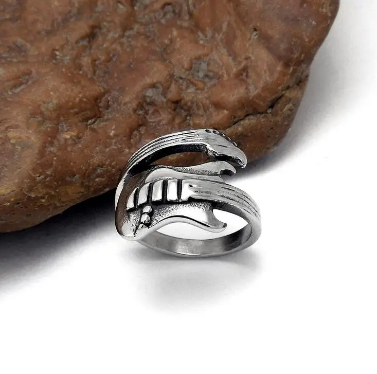 Винтажное панк ювелирное изделие рок музыка палец группа мужчины и женщины пары