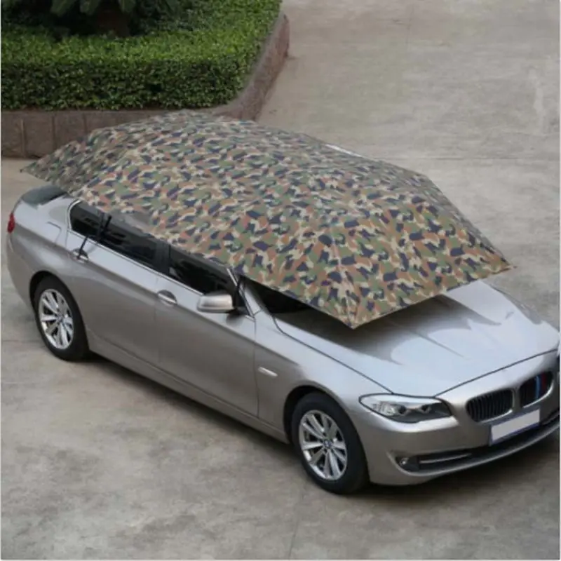 400x210 см автомобильный зонтик, солнцезащитный козырек для улицы, автоматический тент, зонт, солнцезащитный козырек на крышу, водонепроницаемый, анти-УФ