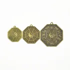 Фэн-шуй, 1 шт., китайская старинная монета Тай Цзи, сплав, восемь диаграммов, удачная монета, античное богатство, коллекционный подарок