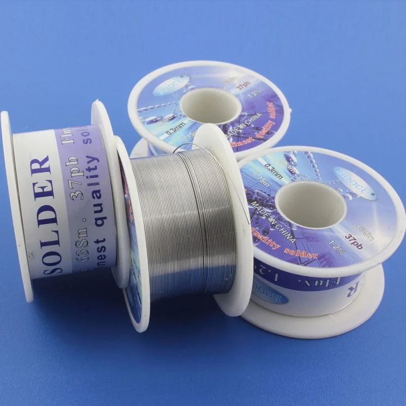 

Tin lead Rosin Core Solder Wire 0.3mm 0.4mm 0.5mm 0.6mm 0.8mm 1.0mm 2% Flux Reel Welding line Hight Quality