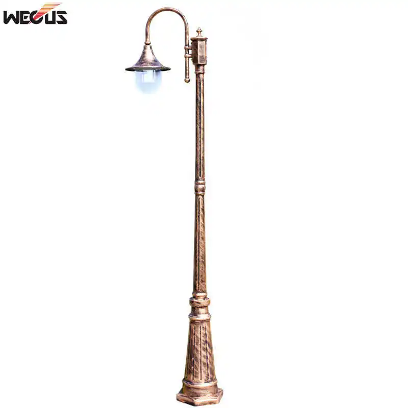 (H≈ 2 м) в европейском стиле литье под давлением алюминиевых сад лампа двор дома