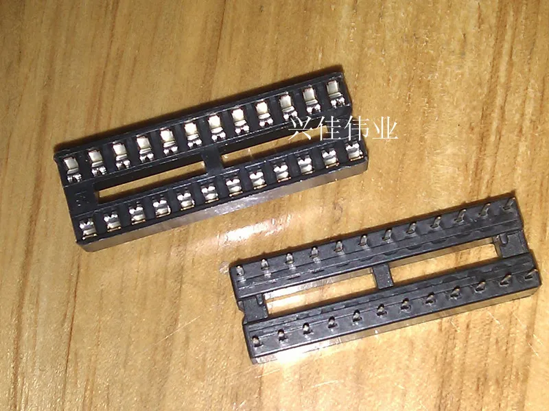 

Новое IC гнездо, IC тестовое сиденье, 24P 24 pin, чип сиденья DIP24 узкий корпус (20 шт/труба)