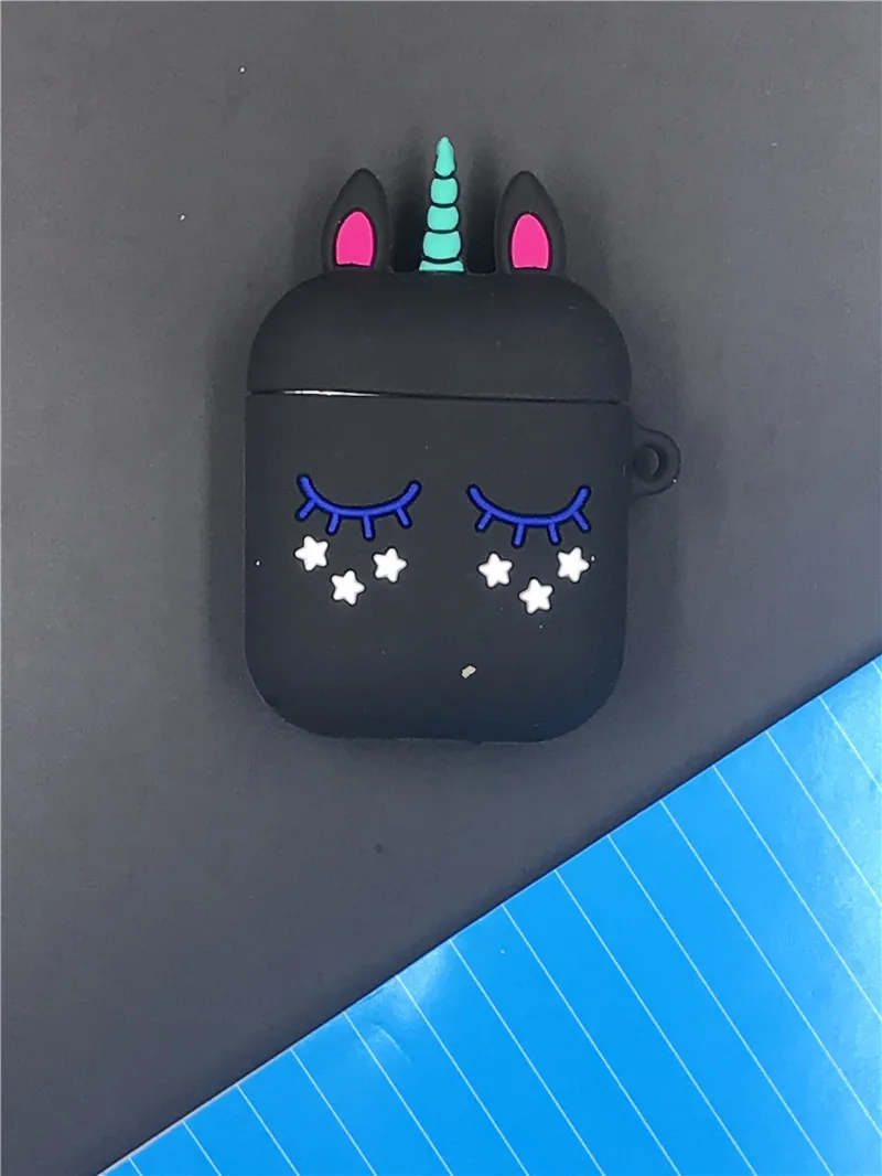 4 Мультяшный беспроводной Bluetooth чехол для наушников для Apple AirPods силиконовый зарядный чехол для наушников Защитный чехол для AirPods - Цвет: 4