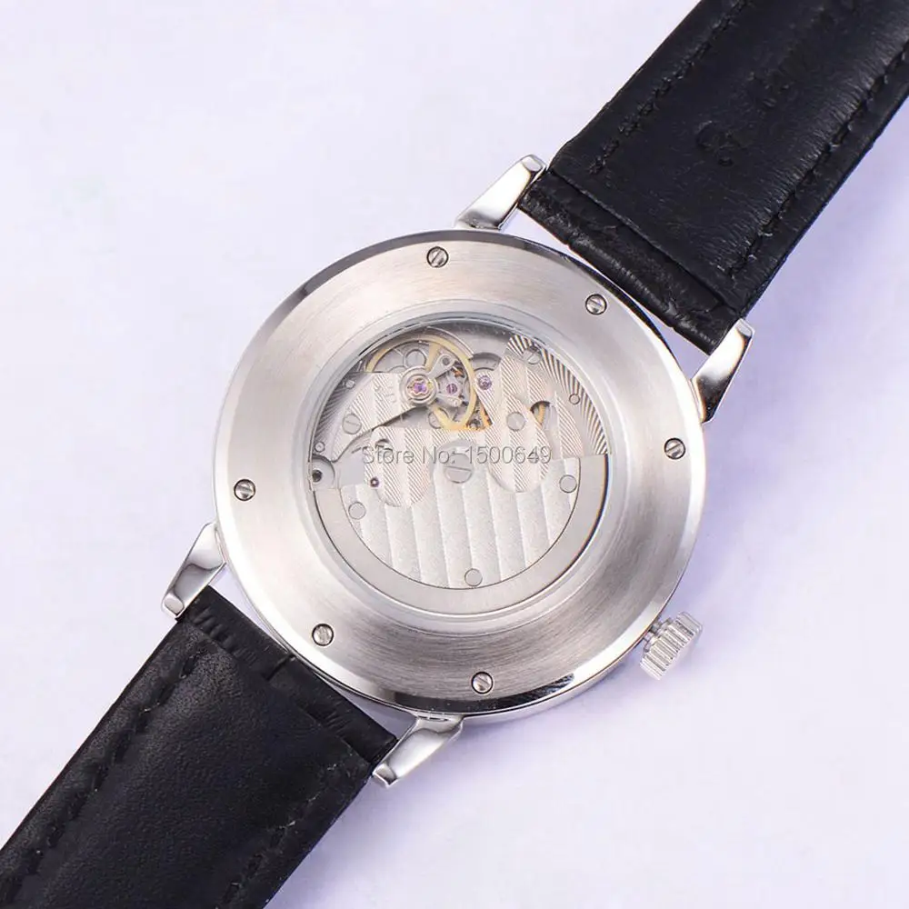 Deber 40 мм белый циферблат st1731 (с автоматическим заводом) автоматический механизм