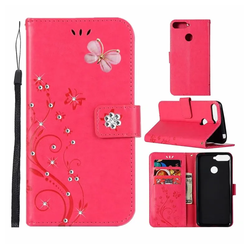 Diy Алмазный кожаный флип чехол для huawei смартфона Honor 8X10 Lite 7c 7a Pro Y9 Y7 Y5 Y6 Prime Pro P smart P20 P9 P8 lite
