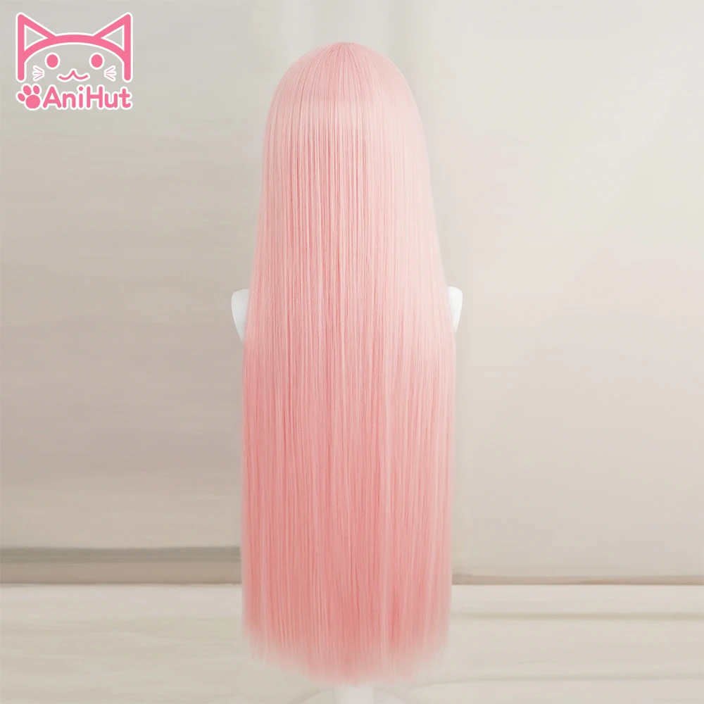 AniHut 02 Zero Two парик для косплея аниме Дарлинг в франкс парик для косплея розовые синтетические волосы 02 Дарлинг в франкс волосы для женщин