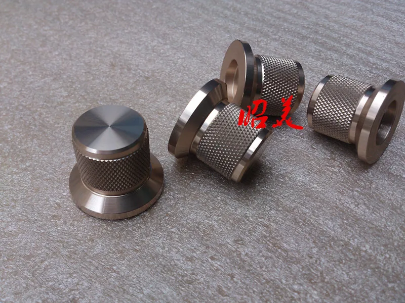

Diameter 30mm handle diameter 22mm high 25mm aluminum solid volume knob audio amplifier potentiometer knob