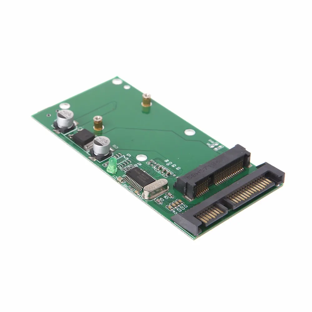 Конвертер карта mSATA SSD Женский к SATA мужской мини USB конвертер карта адаптер модуль Горячий