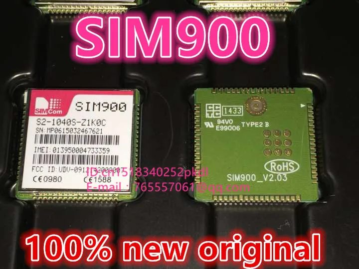 100% Новый оригинальный SIM900 quad band gsm/gprs модуль микросхема|chip gsm|chip modulechip ic |