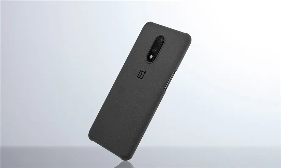 Официальный песчаник силиконовый чехол для OnePlus 7 защитный чехол оригинальные аксессуары Karbon нейлоновый бампер оболочка