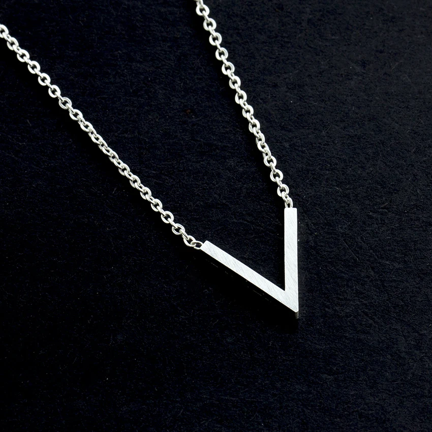 Женское Ожерелье с V образным вырезом простые украшения в стиле бохо цепочка из