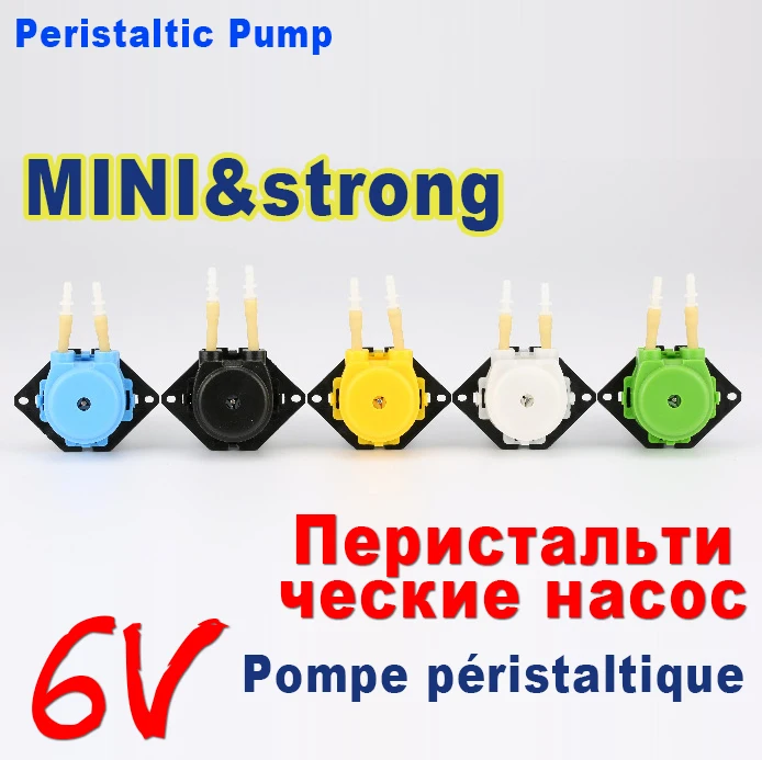 6 в цвет мини перистальтический насос дозирующий для аквариума лабораторная