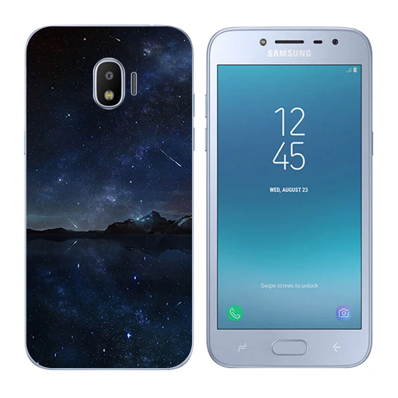 Для Samsung Galaxy J2 Pro 2018/SM-J250F прозрачный мягкий силиконовый чехол для задней панели