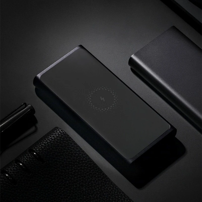 Xiaomi 10 W Беспроводная Быстрая зарядка сокровище 10000 mAh Мобильная мощность ультра