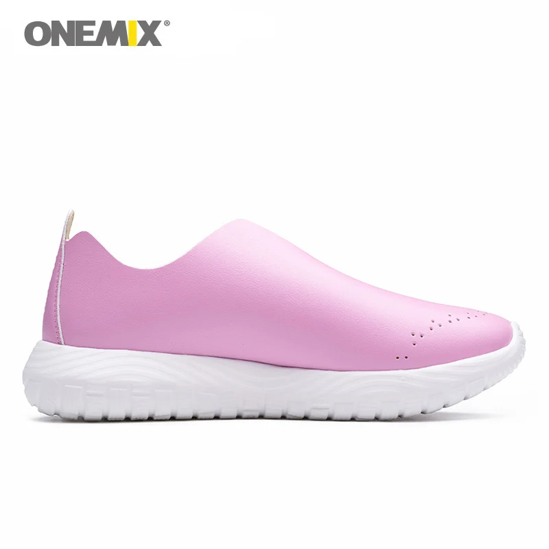 Женские беговые кроссовки onemix из кожи с микрофиброй|Беговая обувь| |
