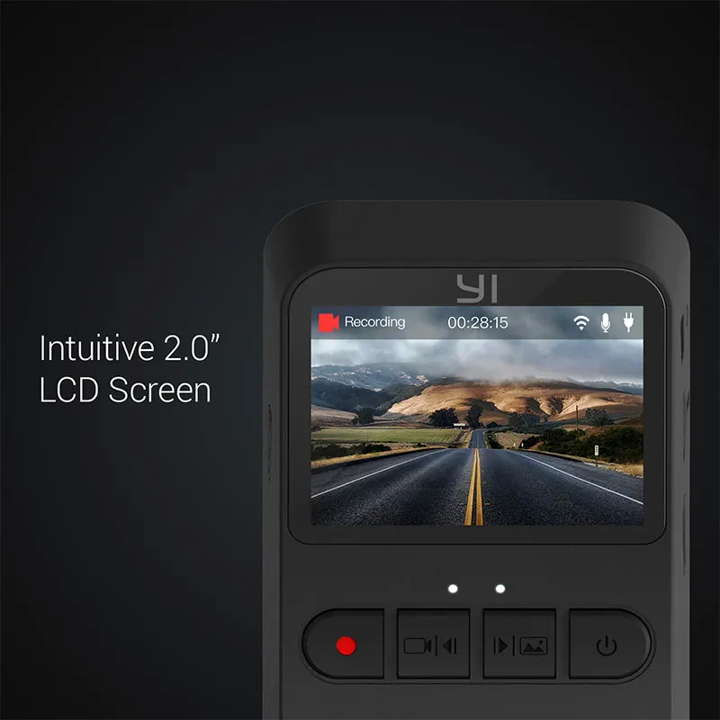YI Mini Dash camera 1080p FHD видеорегистратор на приборной панели Wi Fi Автомобильная камера с