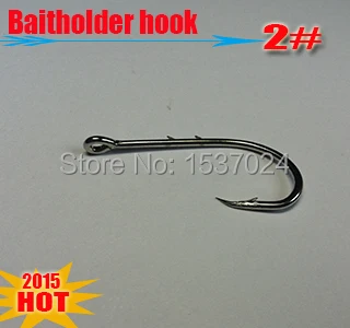 

2015hot fishing hooks baitholder hook size2# length:28mm high carbon steel quantily:100pcs/lot