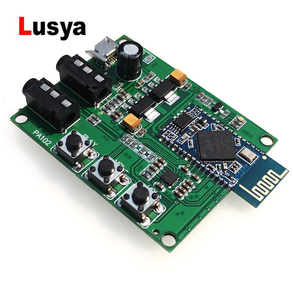 Новый PA102 Bluetooth 4 2 модуль аудио приемника SBC AAC APTX Aptx LL TPA6132 Amp AUX CSRA64215 Плата
