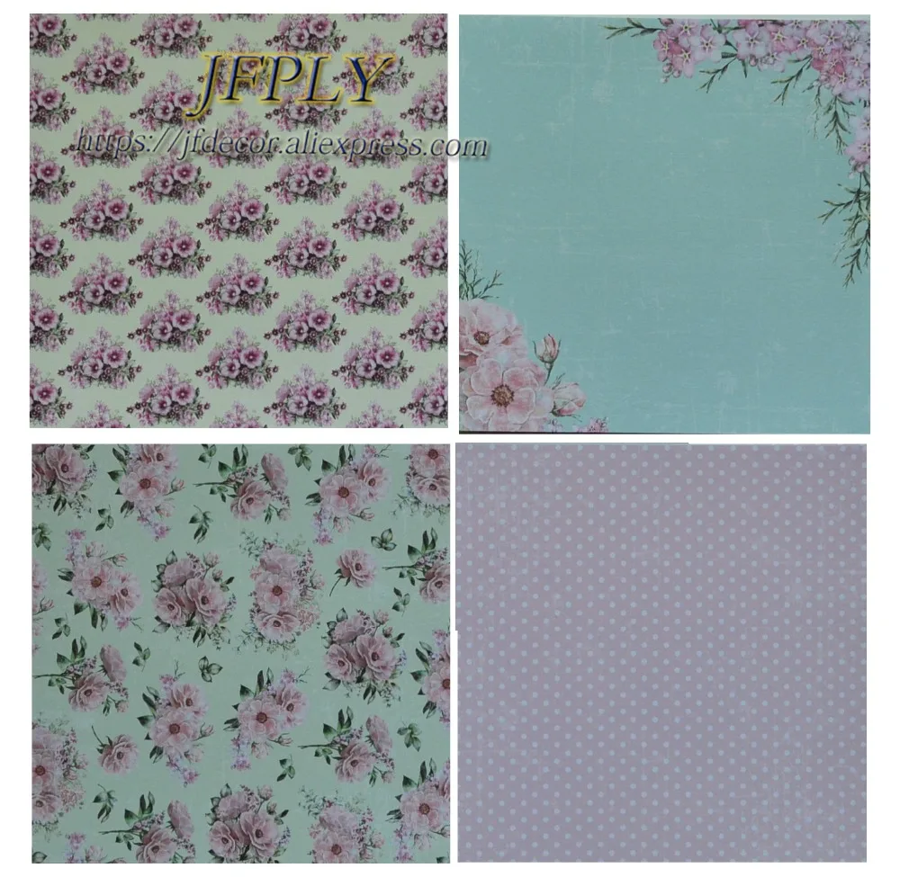 

DIY Album Photo Scrapbooking set Papers Cut Spring seriers Craft Paper Card Making Background pad 12"X 12" 24sheets/pack