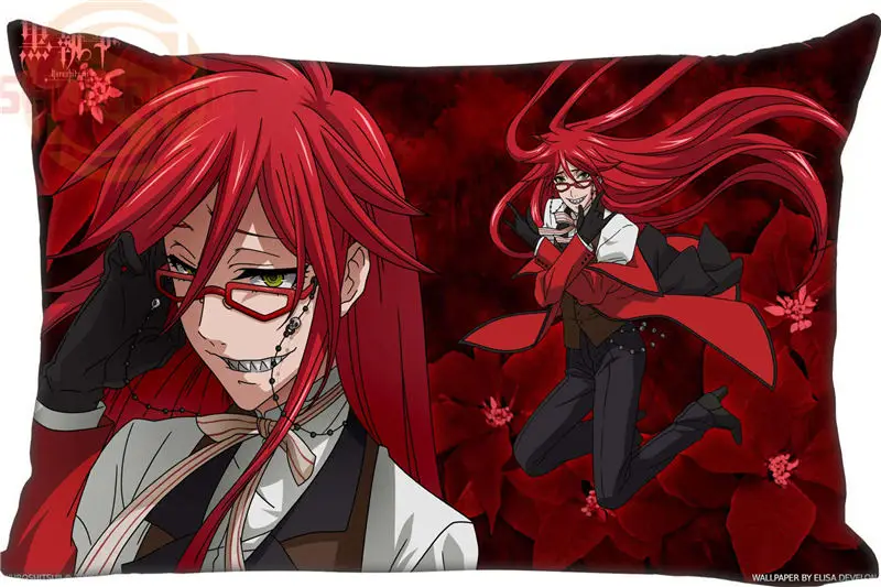 Grell Sutcliff полный прямоугольник наволочки для подушек горячая Распродажа Лучший
