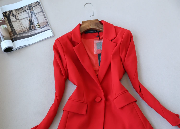 Осень новый модный костюм женский корейский вариант Женский куртка девять точек