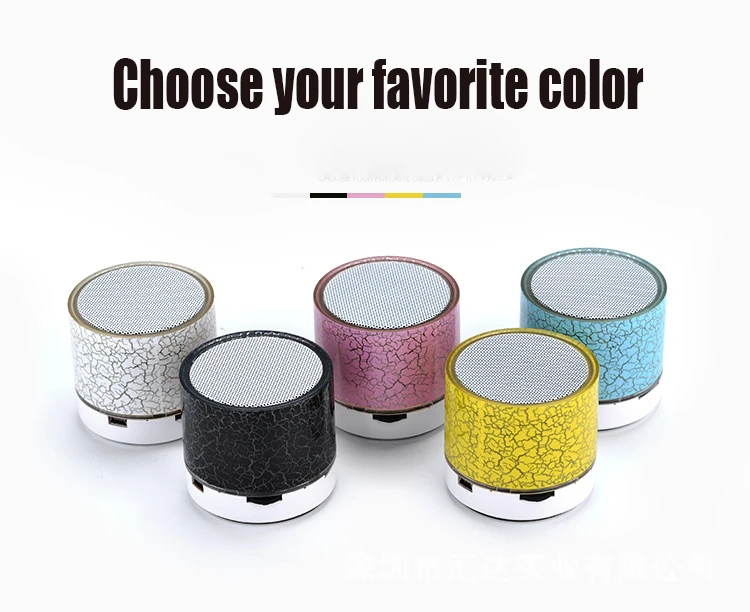 Светодиодный мини Bluetooth Динамик Портативный Беспроводной звуковой ящик карты