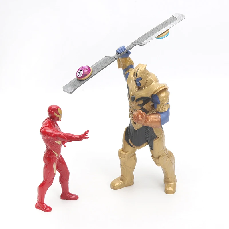13-19 см Hasbro Игрушка Марвел электронные Мстители Бесконечная война Железный человек против Таноса игрушечный Боевой набор фигурка Марвел Коллекция Модель игрушки