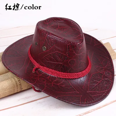 Аниме игра Red Dead Redemption 2 ковбойская шляпа Косплэй Костюм Опора Шапки кожи унисекс